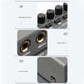 Miniatyrbillede 3 af 9: 8-vejs Audio Mixer Stereo Professionel Lydmixer 5V 2A Type-C Interface