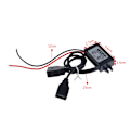 Miniatyrbilde 7 av 7: Hurtig lading USB Step Down Converter DC-DC for Buck-modul 12V til 5V 3A lademobilmodul strømregulator biltelefonlading