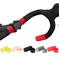Miniatyrbillede 2 af 11: 4 stk. Non-jump styrtape til cykler, cykelhåndtag, landevejscykel, remstrop, prop Red