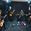 Miniatyrbild 10 av 10: Mellanstorlek gitarr effekt pedalbräda aluminiumlegering gitarr effekter pedalbräda Style 2