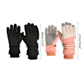 Pikkukuva 3 / 11: Vedenpitävät talvihanskat, lämpimät, tuulenpitävät lumilautailuhanskat miehille ja naisille Black gray for men