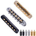 Miniatyrbild 5 av 11: Gitarr Zinklegering 6 Strängar Tune O-Matic Stil Gitarrstall Zinklegering Sadel Golden