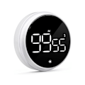 Miniatyrbilde 9 av 11: Magnetisk digital timer kjøkken roterende timer for matlaging, studering, trening Red