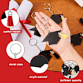 Miniatyrbilde 6 av 8: 24 stk akryl dusker eksamenshatt sjarm nøkkelring for eksamens DIY gaver