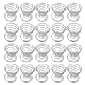 Set med 20 Växtdisplayställ i Rostfritt Stål Silver Brett Användningsområde