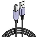 Praktisk USB 2.0 til USB B-skriverkabel for skriver og MIDI-kontroller