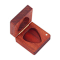 Miniatyrbilde 7 av 11: Oppbevaringsboks for gitarplekter med gitarplekter Rose with 1 padding