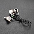 Miniatyrbilde 8 av 9: Gitar ledningsnett enkel spole pickup for 3/4 streng sigarboks gitar del
