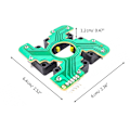 Miniatyrbild 8 av 10: Sanwa Ersättnings-Jlf Joystick Reparations Mikroströmbrytare Kretskort Del TP-MA Montering null - Without iron sheet