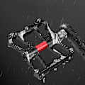 Miniatyrbild 8 av 11: Väg MTB Mountainbike Cykelpedal Svart/Silver Aluminiumlegering Anti-halk Silver