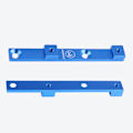 Miniatyrbilde 10 av 11: Flaskeholderjustering i aluminiumslegering for sykler 4 hole red