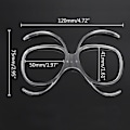 Miniatyrbilde 5 av 7: Ski Goggles RX Insert Optisk Adapter Ski og Snowboard Goggle Insert Adapter