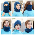 Miniatyrbillede 8 af 10: Vinterhue og halssæt i fleece Blue