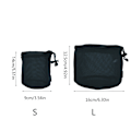 Miniatyrbillede 3 af 11: Nylon Net Drawstring Taske Udendørs Camping Bestik Organizers Opbevaringspose Large and Small