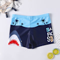 Miniatyrbild 5 av 11: 3-14 år Strandshorts Pojkar Barn Badkläder Badbyxor Tryckt Little Tiger M