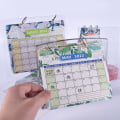 Miniatyrbilde 9 av 11: Gjør-det-selv krystallform kalender hengebrett 2022-2023 Notepad Album Silikonform C