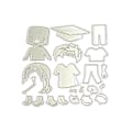 Miniatyrbilde 1 av 5: Metallstans Graduation Embossing Stencil Stanzformen Kartenherstellung Scrapbook