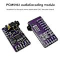 Miniatyrbillede 8 af 9: PCM5102 DacDecoder I2S Afspiller Modul Klar og Immersiv Digital Lyd