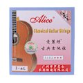 Miniatyrbilde 1 av 8: Alice A103 Nylonstrenger 1. streng E 028 / 2. streng B 032 Høy spenning for klassisk gitar 1 string E string 028