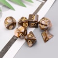Miniatyrbilde 2 av 6: 7 stk/sett Sided Dice D4 D6 D8 D10 D12 D20 For RPG Poly Game