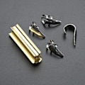 Miniatyrbild 7 av 10: Metallgitarr Slide Elektrisk Gitarr Slide med 3 Finger Picks och 1 Tum Pick Silver