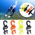 Pikkukuva 2 / 11: Kaksinkertainen BCD-letkun pidikeklipsi napsautettavalla soljella snorklaukseen ja sukellukseen Yellow 10x10mm