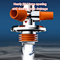 Miniatyrbillede 6 af 11: Opgraderet ABS Triple Connector Langtidsholdbar Alsidig Connector Nem at installere Fleksibel forbindelse til kloakrør null - A
