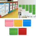 Pikkukuva 2 / 11: Pocket Chart Käytännöllinen ripustuslaukku Haning Seinäarkiston organizer korttikuville Green - 1 square