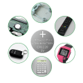 Miniatyrbilde 2 av 9: 1 ark (6 stk) CR1220 knappcellebatteri 3V knappebatteri for bilfjernkontrollklokkeskala Pålitelig strømløsning