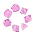 Miniatyrbillede 10 af 10: 7 stk./sæt Polyhedral Multi Sided Dice D4-D20 Dungeons&Dragon D&D RPG Poly Game Burgundy