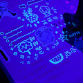 Pikkukuva 7 / 11: Näkymätön muste UV-valolla kastokynälasille, 18 ml värillinen kalligrafiamuste Invisibility