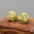 Pikkukuva 4 / 10: 7-osainen monitoiminen polyhedron-noppa ontto metalli noppa setti lautapeli-noppa