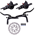 Miniatyrbilde 10 av 10: MTB hydrauliske skivebremser foran og bak - sett for terrengsykler Red Brake + Disc