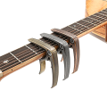 Miniatyrbilde 2 av 11: Capo for Gitar, 2 i 1 Sink-legering Tuningsklemme for Elektrisk Gitar Klemmetuner Bronze