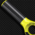 Miniatyrbilde 8 av 10: 1 par ergonomisk design 22,2 mm sykkel sykkel terrengsykkel styre grep ender Black