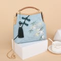 Miniatyrbild 3 av 11: Broderi tofs Clutch plånböcker för kvinnor Evening Bag Party Prom Handväskor Blue