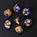 Miniatyrbild 8 av 11: 7 st/set Akryl Polyhedral Tärningar För TRPG Brädspel D4-D20 3