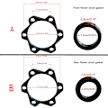 Miniatyrbillede 3 af 10: Adapter til konvertering af cykelnav, konvertering af for- og baghjul til cykelnav Front fork 100 turn 
