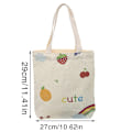 Miniatyrbild 3 av 11: Handväska Mobilväska för flicka Kvinnor Student Mångsidig Bucket Bag Canvas Bag E