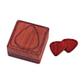 Miniatyrbilde 4 av 11: Oppbevaringsboks for gitarplekter med gitarplekter Rose with 1 padding