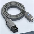 Miniatyrbillede 7 af 8: Spillekonsol Opladerkabel Ledning 1.8M USB Type C Strømkabel Grå