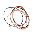 Miniatyrbillede 6 af 10: Sæt med 6 stk. guitarstrenge i forskellige farver - Multi-Color Strings Pack