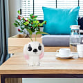 Miniatyrbild 2 av 11: Storögd hundblomkruka Form Suckulenter Vas Betong Mould