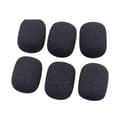 6Pack Headset Mikrofon Svamp Cover Skummikrofon Vindruteskydd