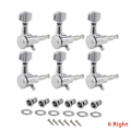 Miniatyrbilde 2 av 11: Inline Chrome Elektrisk Gitar Locking Pick Set for Fender ST TL Style 6R