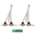 M.2 M-Key 4 Serial Ports Controller Card M.2 M-Key till 4 x RS232 DB9 Adapter