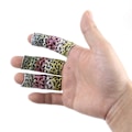 Miniatyrbillede 7 af 11: 3 stk. fingerbeskyttere tommelfingerstøtte elastisk fluefiskeri Light Brown