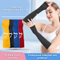 Miniatyrbild 5 av 11: Volleyball handledsskydd armbågspassering underarmsskydd volleyboll handskydd Blue S/M