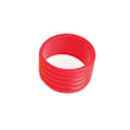 Miniatyrbilde 1 av 11: Racket Håndtak Grip Ring Multi Farger Racket Band Overgrip Beskytter Fix Ring Red