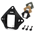 Miniatyrbillede 4 af 10: Taktisk hjelm NVG montering base shroud, aluminiumlegering montering holder base Mud Color